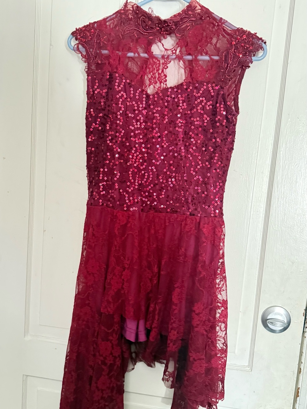 Maroon Adult Ballet / Comtemporary Dance Costume - Costume Gallery Medium